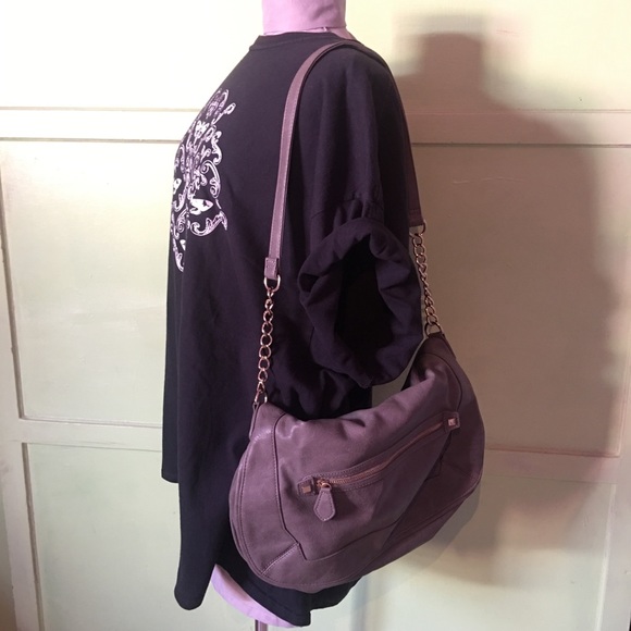 Convertible Stone-Grey Hobo/Satchel - Picture 4 of 6